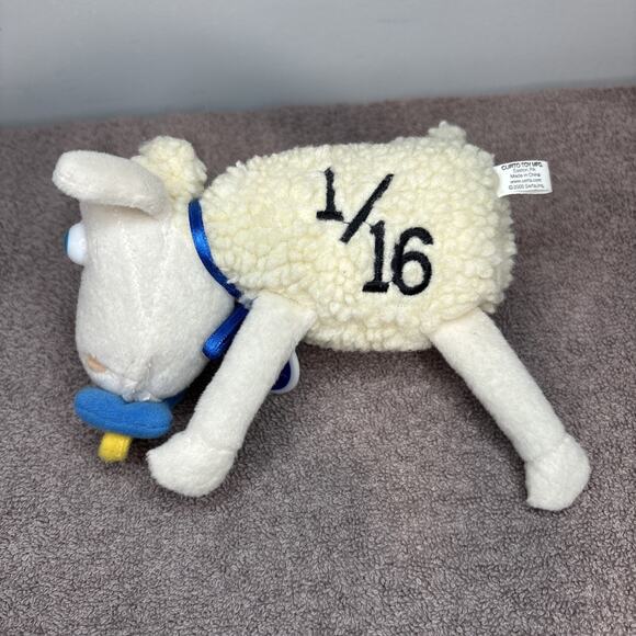 Serta Curto Toy Plush Counting Sheep 1/16 Lamb 5.25" Baby Binky Advertising - Picture 6 of 9